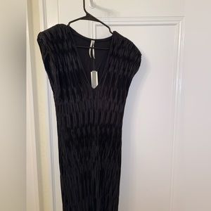 Anthropologie long black dress - size XS
